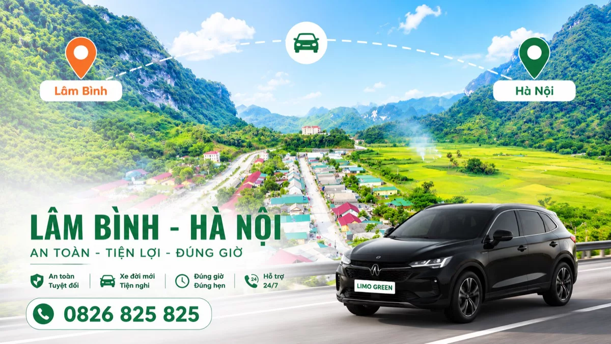 Xe ghép Lâm Bình Hà Nội đón tận nhà