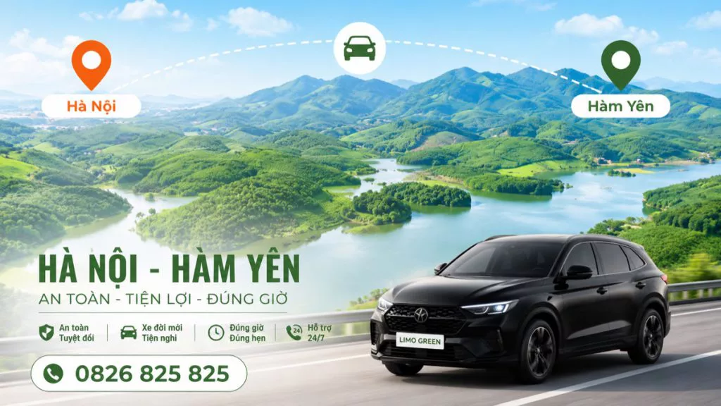 Xe ghép Hà Nội Hàm Yên uy tín, đúng giờ