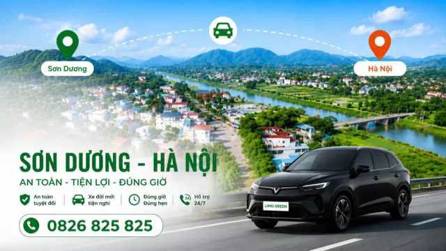 Xe ghép Sơn Dương Hà Nội đón tận nơi