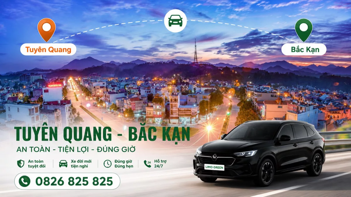 Xe ghép Tuyên Quang Bắc Kạn – hồ Ba Bể, đón tận nơi