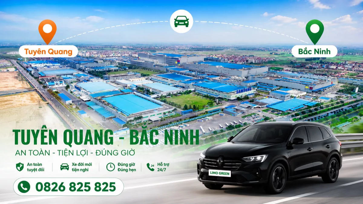Xe ghép Tuyên Quang Bắc Ninh – đón tận KCN, chạy hằng ngày