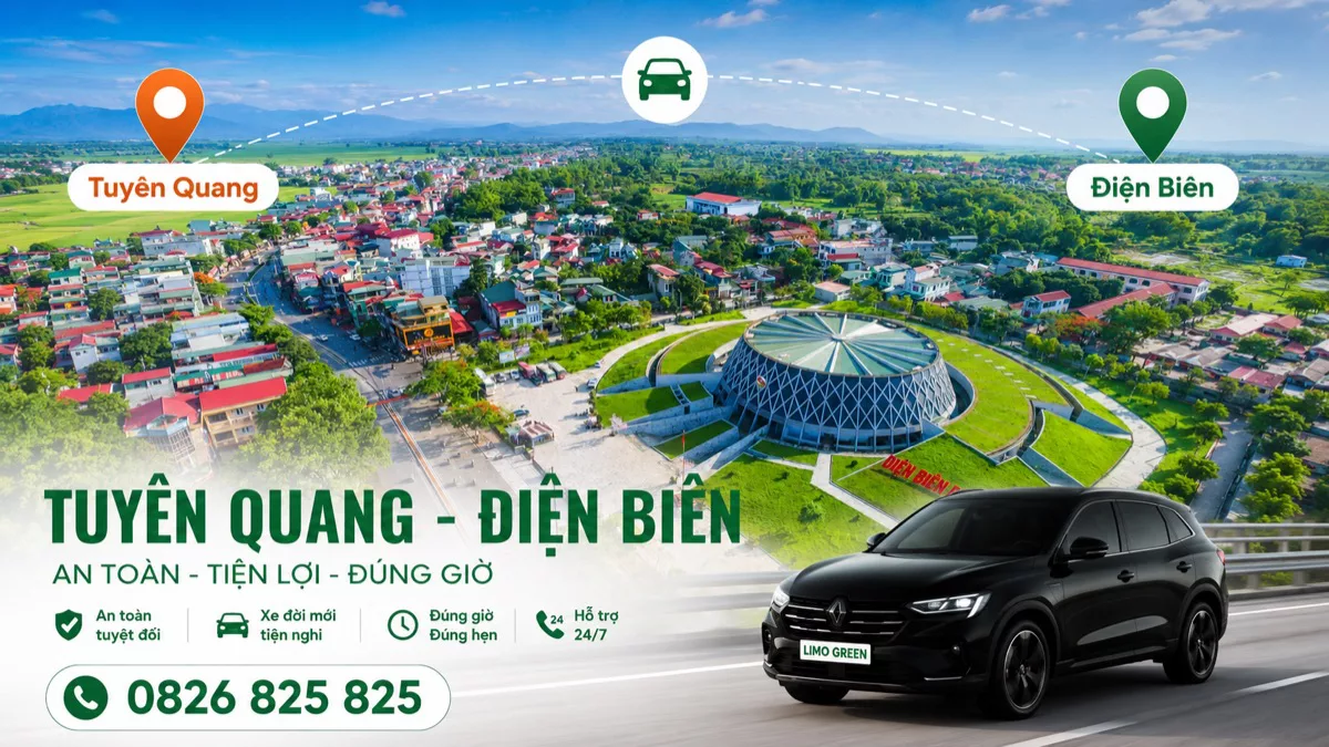 Xe ghép Tuyên Quang Điện Biên – tuyến đường dài, đặt trước