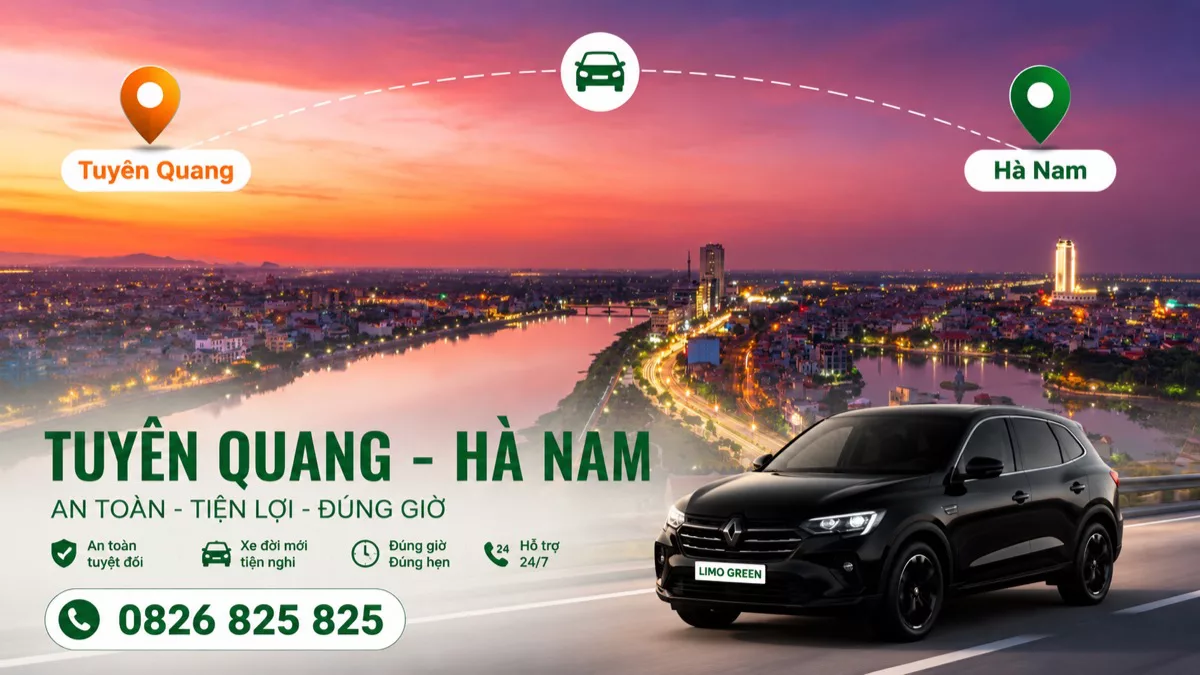 Xe ghép Tuyên Quang Hà Nam – Phủ Lý, chùa Tam Chúc