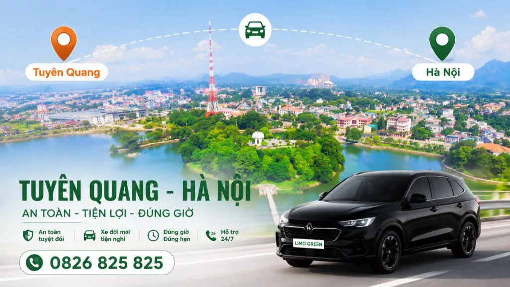 Xe ghép Tuyên Quang Hà Nội giá rẻ, uy tín