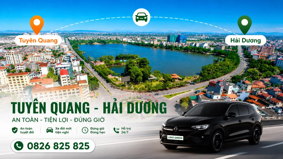 Xe ghép Tuyên Quang Hải Dương đón tận nơi, đi cao tốc nhanh