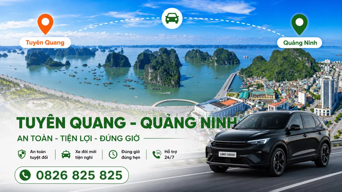 Xe ghép Tuyên Quang Quảng Ninh – Hạ Long, có bao xe