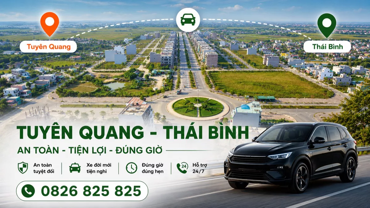 Xe ghép Tuyên Quang Thái Bình đón tận nơi, giá hợp lý