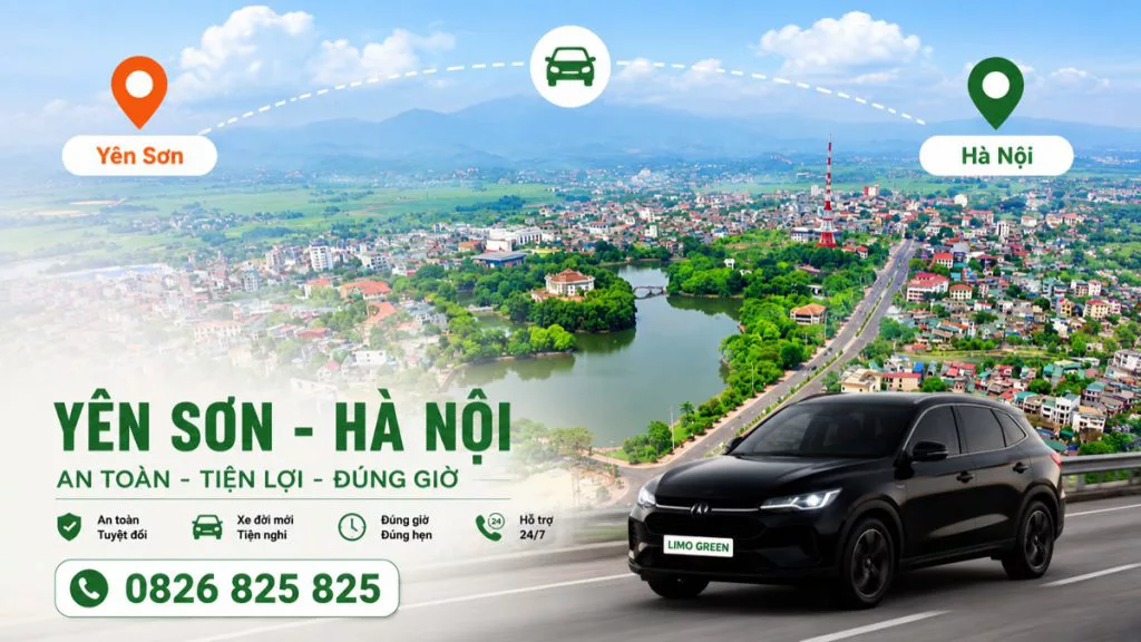 Xe ghép Yên Sơn Hà Nội đón tận nơi